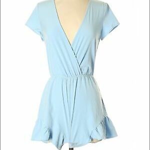 Light Blue Romper TOBI